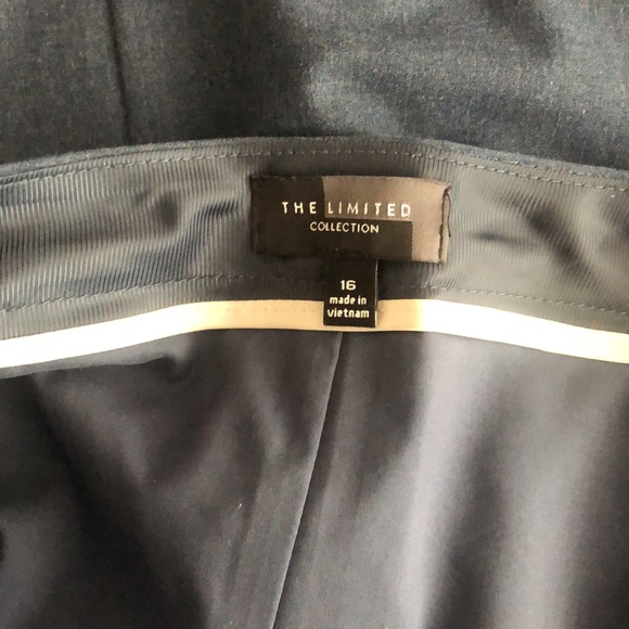 The Limited Slate/Navy Blue Pencil Skirt Sz 16 - Picture 4 of 4